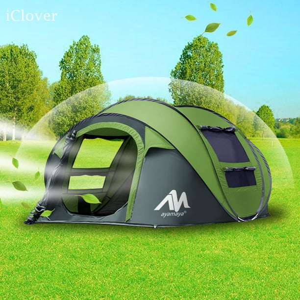 Waterproof Blue Pop Up Holiday Camping Play Shelter Tent Easy Quick Light Girl